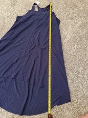 Halara Navy Breezeful Racerback Pocket High Low Flowy Midi Quick Dry Dress Sz XL