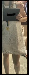 Speechless Women’s Sz Medium White Lace Dress Nylon, Cotton & Polyester *READ