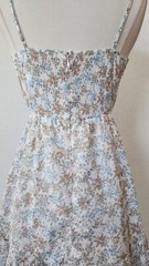 Anthropologie Midi Dress New Size Medium White Bridgerton Coquette Eyelet Boho