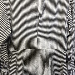 Lilly Rose Striped LS Dress Small Fairy Classy Business Button Up