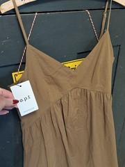 Simple Classic Brown OPT Sun Dress NWT Sz M