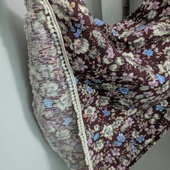 Poema Vibrant Patterned Cottage Core Bohemian Dress Medium Floral Fairy Whimsy