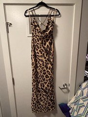 Runaway The Label Acadia Leopard Print Maxi Dress
