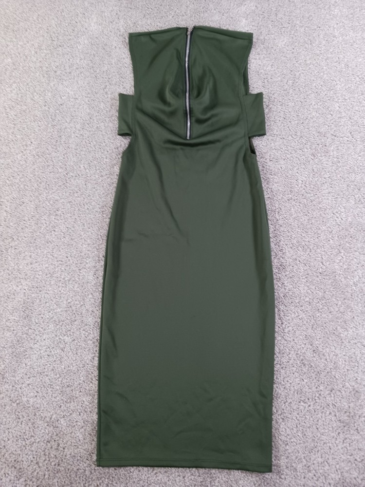 Absolute Angel New York Small Womens Dress Green Sleeveless Polyester Spandex