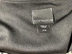 Covington Women’s Brown & Black Casual Short Sleeve Dress Size M -B40