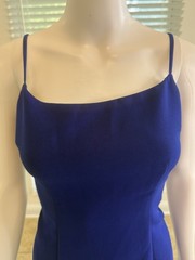 Lovers + Friends Revolve Ruffle Teddy Mini Dress in Colbalt Blue Size S