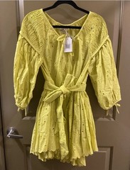 Innika Choo Lime Meg Mini Dress Size 0 (item 15.4)