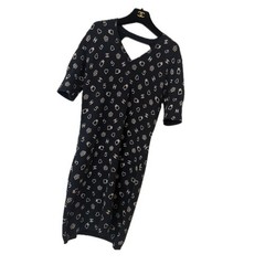 $4,300 CHANEL 36 FR, Dress 23C Cruise Navy blue & White (« 4 US », « 8 UK ») NWT!