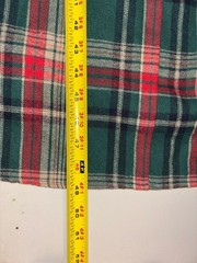 BloomChic Plaid Button Detail Pocket Belted Arc Hem Shirt Dress