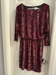 Nine West colored Dolman Sleeve Sheath Dress .