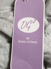Diane Gilman Asymmetrical Hem Long Sleeve Dress Size XL