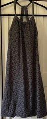 NWT Prana Quinn Charcoal Botanical Ladies Dress Medium