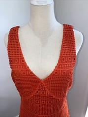 Atmos & Here – Mandarin Lace Bodycon Dress – Size 12 – Preowned VGC