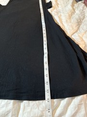 M American Eagle Soft & Sexy Black Sleeveless Swing Dress