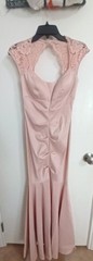 Xscape Pink Mermaid Gown 4 Lace Formal Dress Slit Evening Wedding Maxi Dress