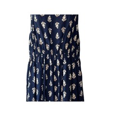 Lascana Navy Blue Patterned Spaghetti Strap Maxi Women&rsquo;s Size 8 New