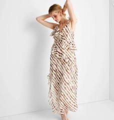 Future Collective with Jenee Naylor Women&rsquo;s Ruffle Maxi Dress Medium