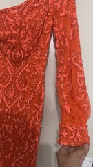 Sherri Hill prom dress Orange , size 2 NEW