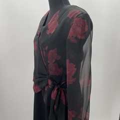 John Roberts 1-piece shift w floral wrap jacket Size 10 Women’s Wedding Guest