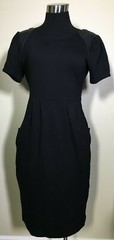 The Limited Black Rayon Nylon Spandex Above Knee Stretch Dress Women&rsquo;s Small NWT