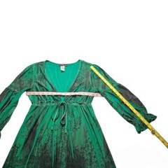 Volume One Juniors Women&rsquo;s Green & Black Dress S