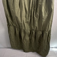 Old Navy Women’s XS Petite Green Solid Square Neck Ruffle Cap Sleeve Midi Dress