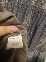 EShakti Summer Lightweight Boho Fit And Flare Midi Dress Sz 1X With Pockets