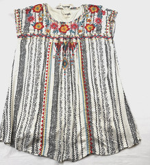 Savanna Jane Mini Dress Tunic Women&rsquo;s Floral Embroidered Boho Resort SZ 3XL New