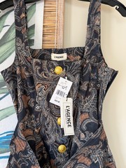 Brand new with tags L&rsquo;agence Idy Paisley Button Front Dress Size 4
