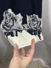STAINED NWD St. John Collection [ 8 ] Nadia Floral Knit Cap-Sleeve Dress J2146