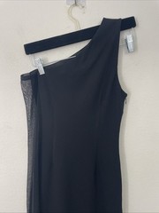 Michael Costello Sutton Gown black Side mesh panel size S NWT $258msrp