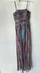 Kurt Thomas Womens Multicolor Printed Strapless Fit & Flare Dress Size 4 W/ Tags