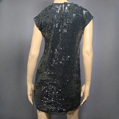 Twin-Set Simona Barbieri Sequin Mini Dress Graphic Print Size S Indie Sleaze