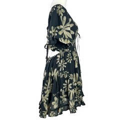 Free People Bohemian Floral Flutter Sleeve Perfect Day Printed Mini Dress Medium