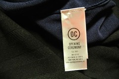 NEW Opening Ceremony Linear Delta Handkerchief Dress in Navy – Size 6 #D163