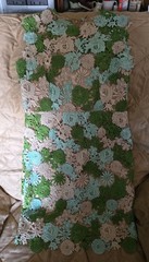 Sz 4P Anthropologie HD in Paris Elegant Green Floral Garden Lace Pencil Dress