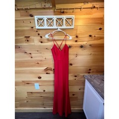 NWT Windsor Formal Maxi Dress Satin Size Small Spaghetti Strap Evening Prom Gown