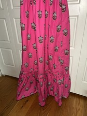 NWT Rhode Salena Dress XL Marigold Pink Floral Boho Vacation Halter Maxi