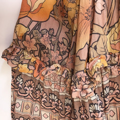 Spell and the Gypsy Collective Dress Small Floral Peach Hippie Boho Festival