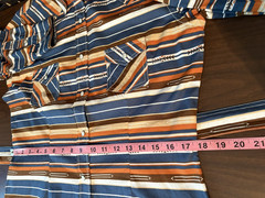 Panhandle Rough Stock Pearl Snap Western Shirtdress Size M Aztec Cowgirl Rodeo