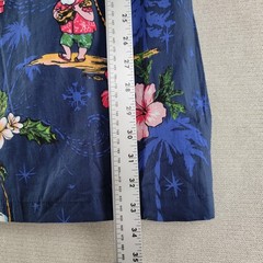 Hawaii Hangover Womens Dress Surfing Santa NEW Size Medium Blue Tropical Aloha