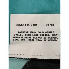 IN San Francisco Womens Handkerchief Hem Dress Aqua Teal Lime Sz 9 NEW Orig $59