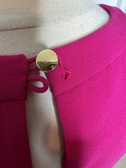 Kate Spade Lined Solid Pink Scalloped Dress Size 4 Read