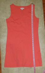 New York & Co Knit Tank Top Dress Salmon Size Small