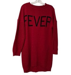 Giorgia & Johns Alpaca Wool Blend Sz M Red Knit Sweater Dress