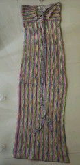 Alexis Multicolor Knit Tie-Front Cover-Up Dress Size S/M Resort Beach Vacation