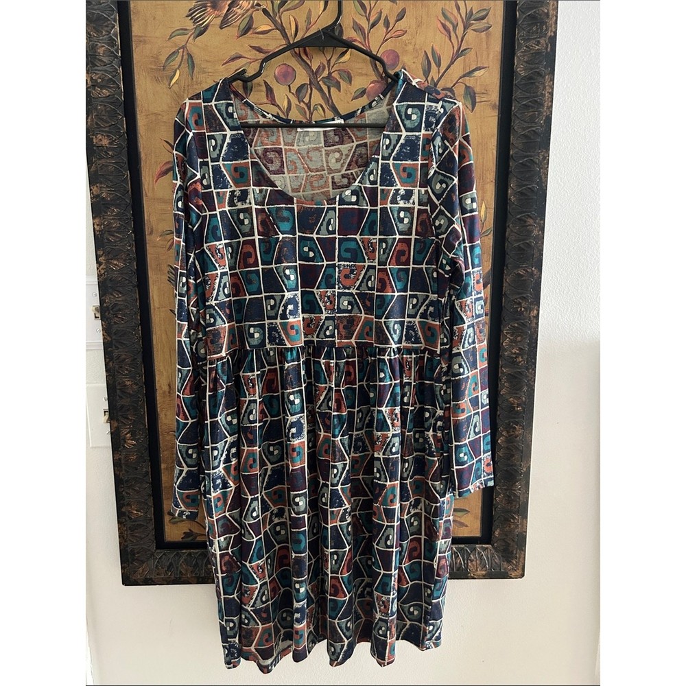 🌻 Peruvian Connection Huari Pima cotton dress Large