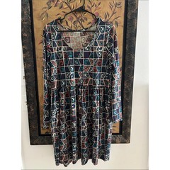 🌻 Peruvian Connection Huari Pima cotton dress Large