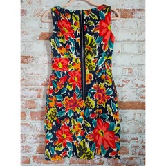 Anthropologie Moulinette Soeurs Floral Sheath Dress Womens 6 Multi Color Retro