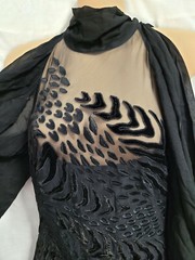 Sass & Bide Black Formal Evening Chiffon Dress Size 10 AUS/UK / 6 US NEW